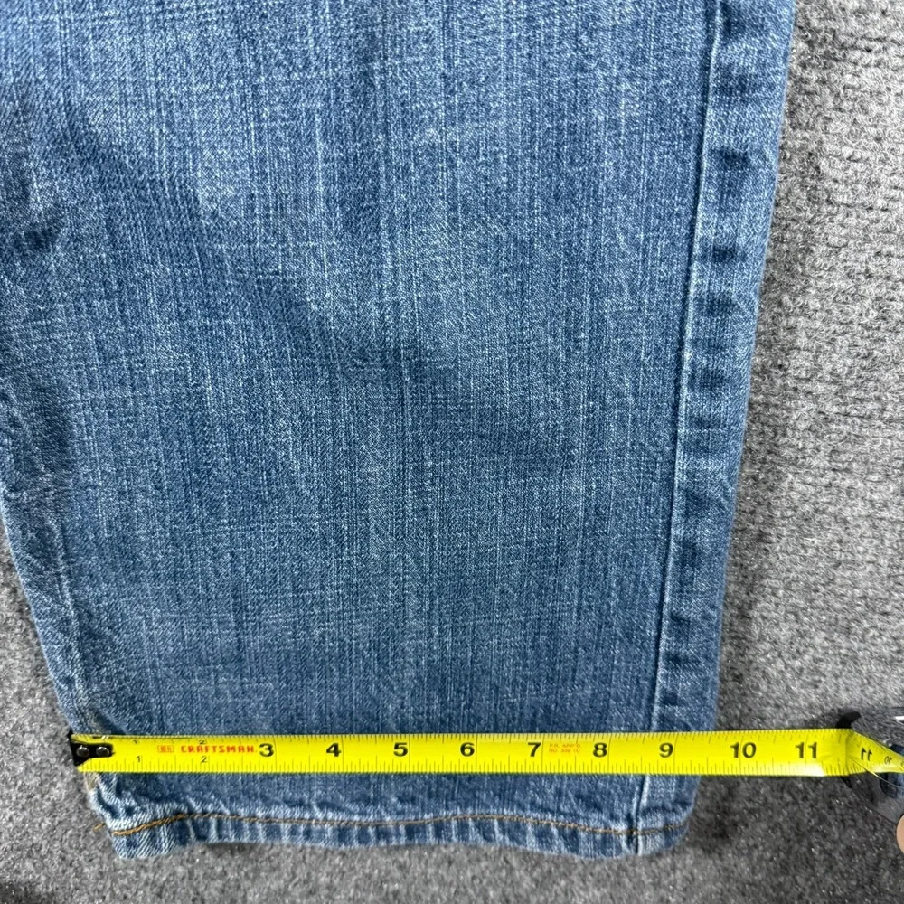 Levis 569 Loose Straight Leg Jeans Blue Denim Medium Wash Mens 38x34 **Read
